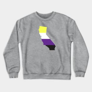 California Non-Binary Pride Crewneck Sweatshirt